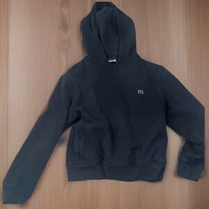 Travis Matthew Black Hoodie with Logo Fleece inside Youth Small